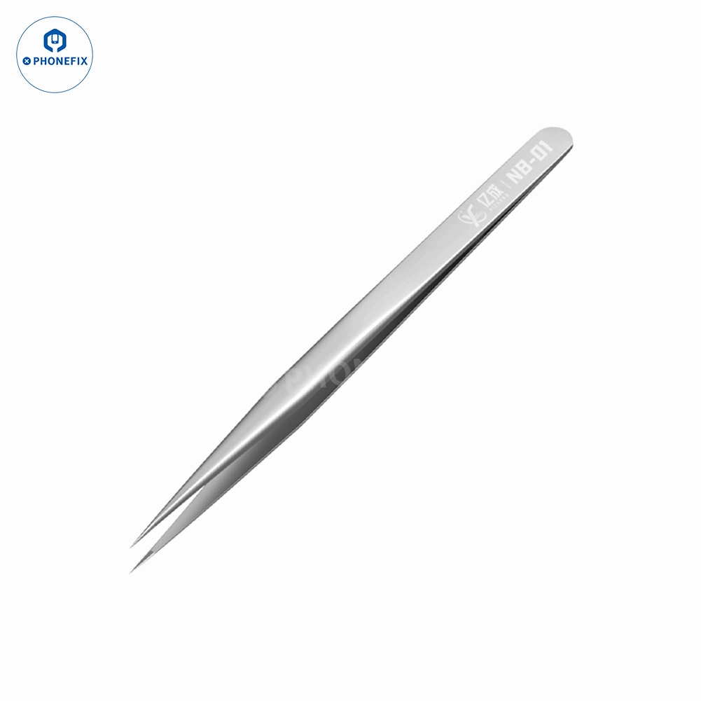 NB-01 Precision Long Sharp Tweezers IC Solder Wire Clamping Tool