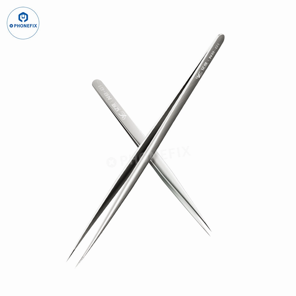 NB-01 Precision Long Sharp Tweezers IC Solder Wire Clamping Tool