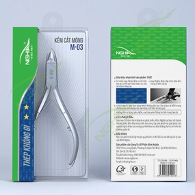 NGHIA Acrylic Nippers Stainless Steel - Nail Nippers - Collection M-01 to M-05 (#M-03)