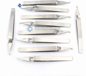 OdontoMed2011® 10 Pieces Reverse Action Tweezer Dental De Bonding Anterior Bracket Placement Forcep Pliers Orthodontics Instruments ODM 'Medium