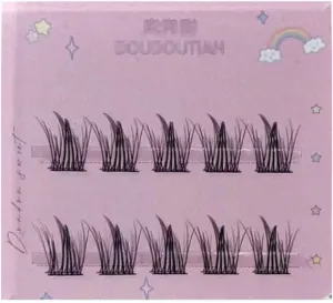 OXOAMP False Lashes 10pcs Clusters Lashes DIY Eyelash Extension Lengthening Wisps Mega Volume Individual Lashes Comfortable