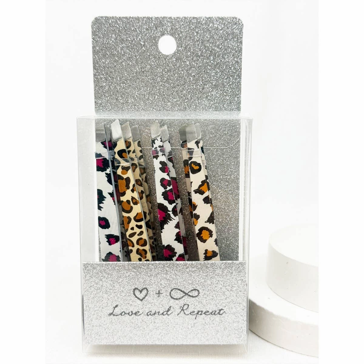 Professional Leopard Eyebrow Tweezer