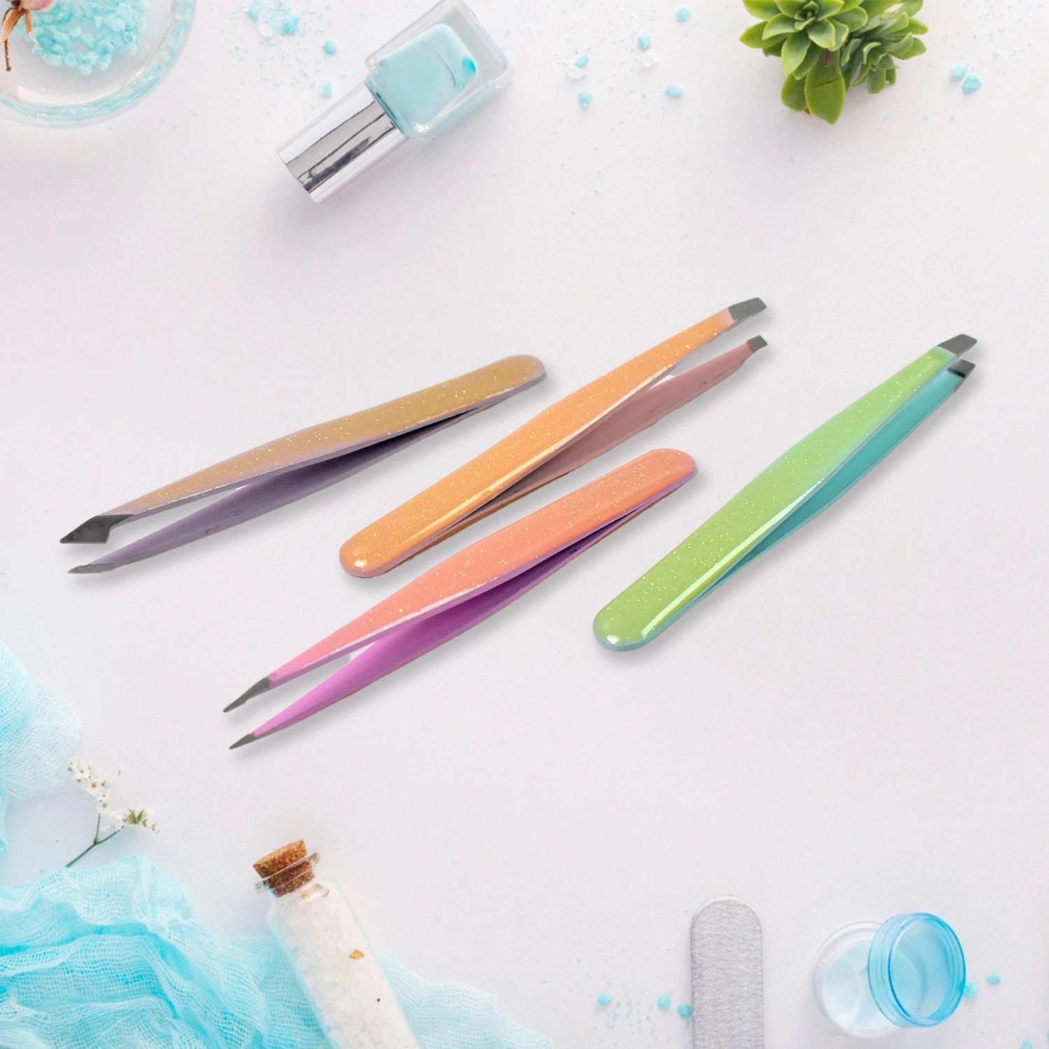 Professional Precision Tweezers (4 Pcs Set)