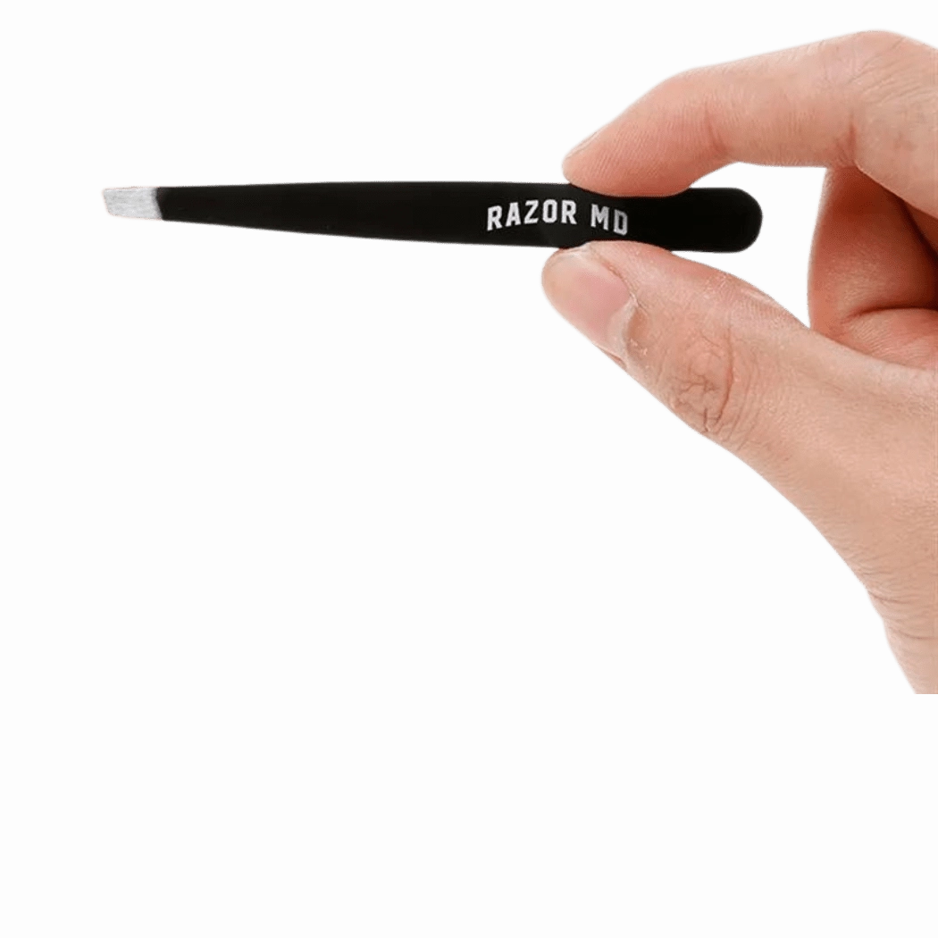 RAZOR MD Slanted Blackout TWEEZERS