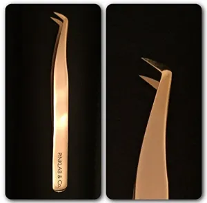 Rev Pro Gold Tweezer/Volume/for 3D & 6D/ Eyelash Extension/By PINKLAB