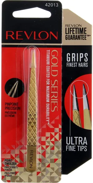 Revlon Gold Series Titanium Coated Point Tweezer