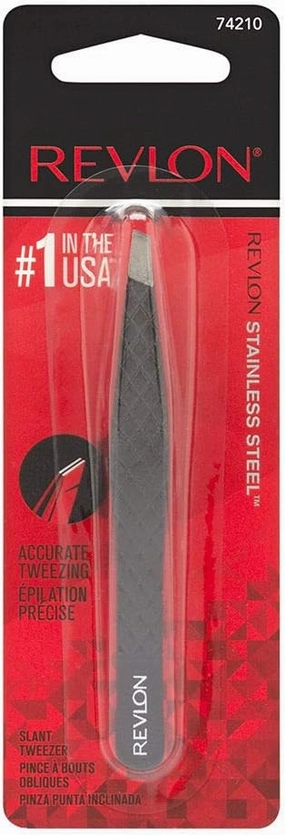 Revlon Expert Tweezer, Slant Tip 1 ea (Pack of 4)