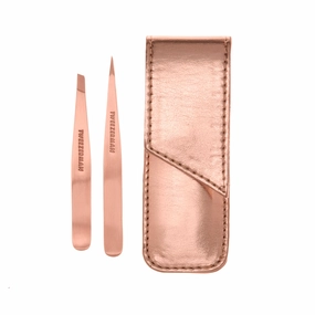 Rose Gold Petite Tweezer Set