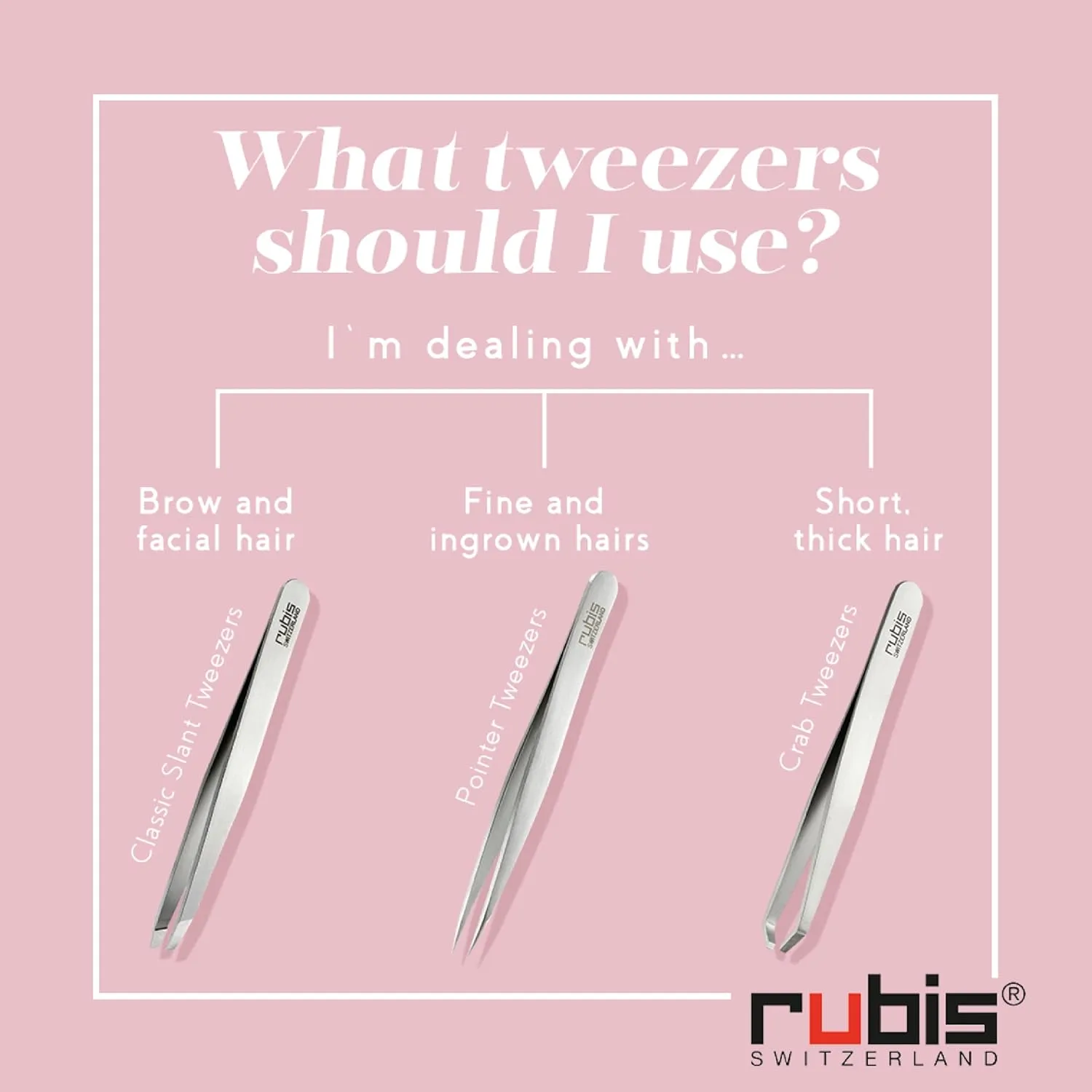 Rubis Classic Come Fly with Me Stainless Steel Slanted Tweezers for Precise Eyebrows and Hair Removal, The Emotional Collection, Light Blue Pastel,Rubis Switzerland Swiss Made World Renowned Precision