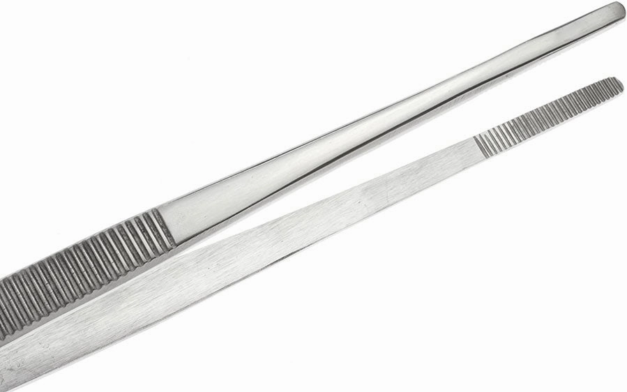 Serrated Tip Tweezer - Stainless Steel