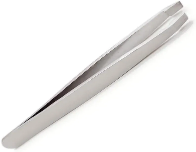 Slant Tip Tweezer Plucker for Eyebrow, Upper Lips, Blackhead Removal, Facial Hair For Women & Men_zs25