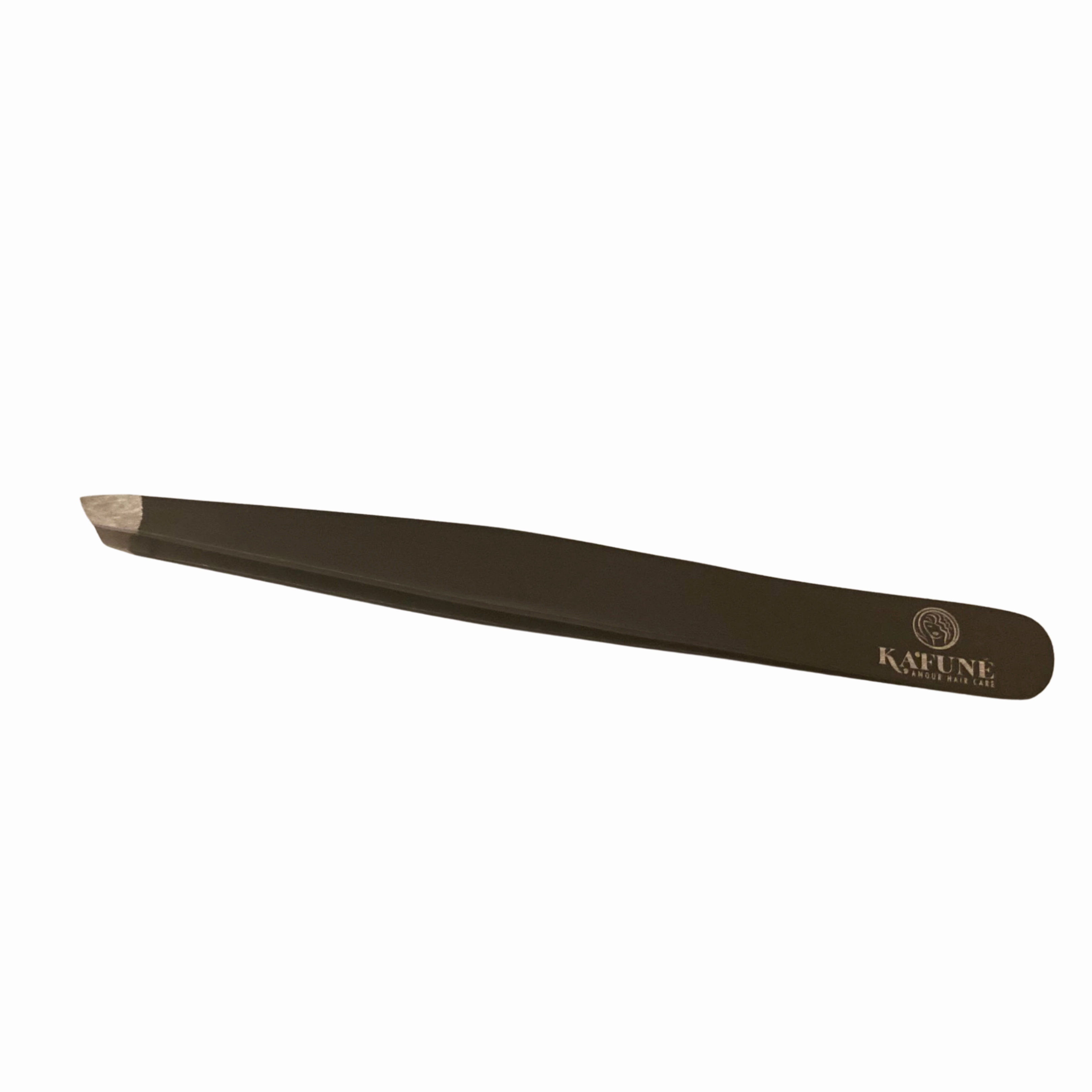 Slanted Head Clip Stainless Steel Tweezers