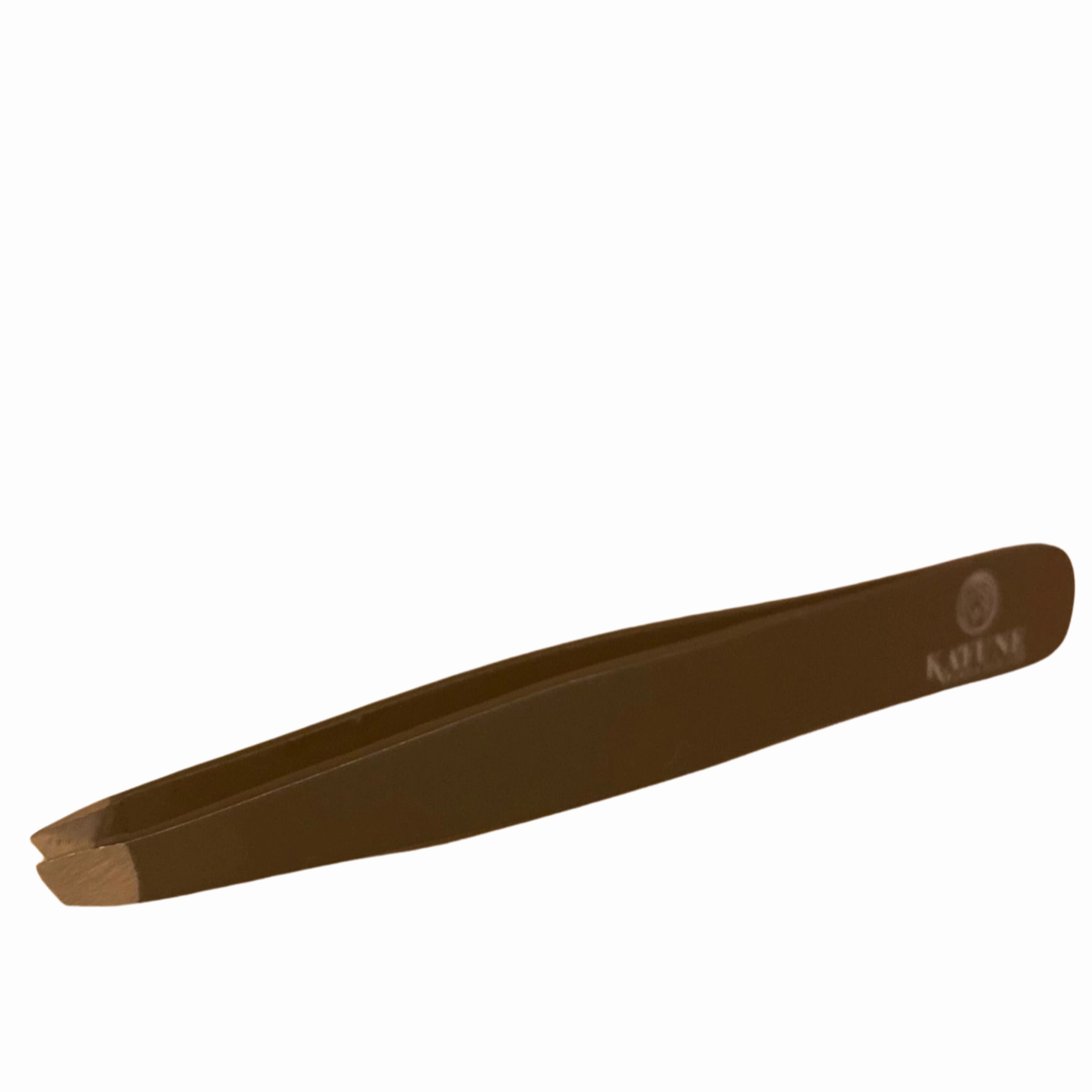 Slanted Head Clip Stainless Steel Tweezers
