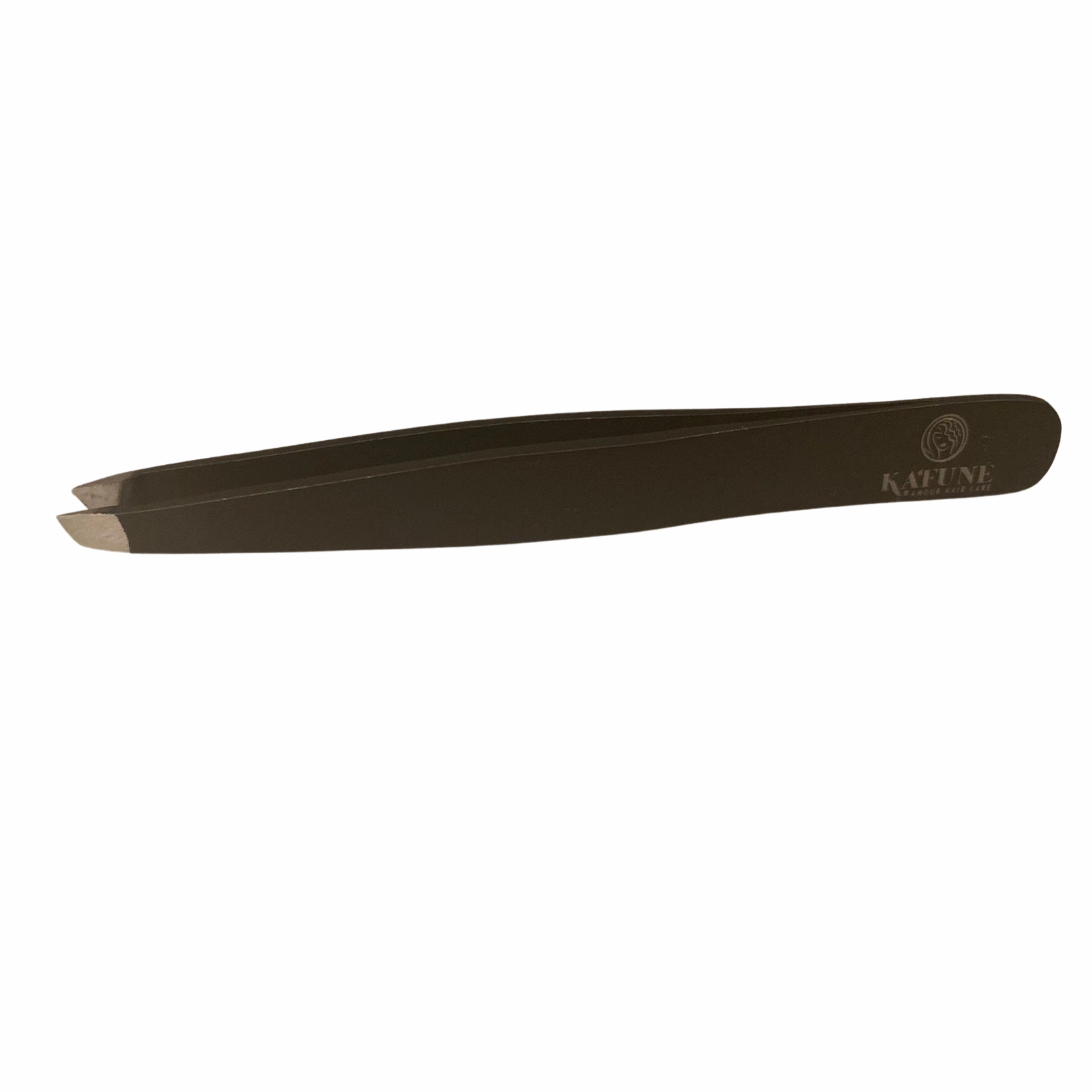 Slanted Head Clip Stainless Steel Tweezers