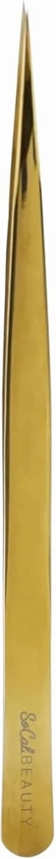 SOLO STRAIGHT TIP TWEEZER for Eyelash Extensions | Isolation & Classic Lashes, Strong and Rust Resistant False Lash Application Tools