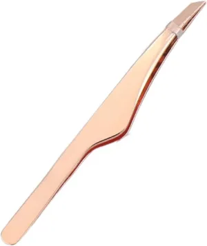 Stainless Steel Beauty Clip Slant Eyelash Tweezer Clip for Eyebrow Eyebrow Makeup Tools (Color : 03, Size : 1SIZE) (2 1SIZE)