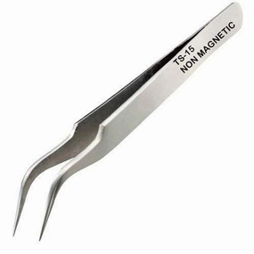 Stainless Steel Curved Tweezer