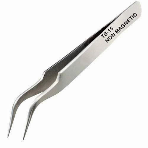 Stainless Steel Curved Tweezer