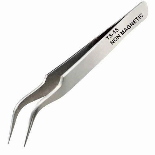 Stainless Steel Curved Tweezer