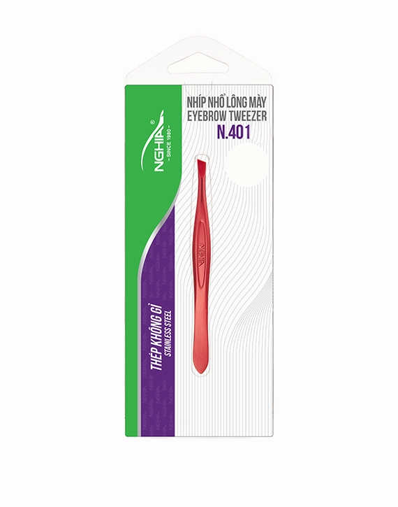 Stainless Steel Head Tweezer - N-401 (Stainless Steel)
