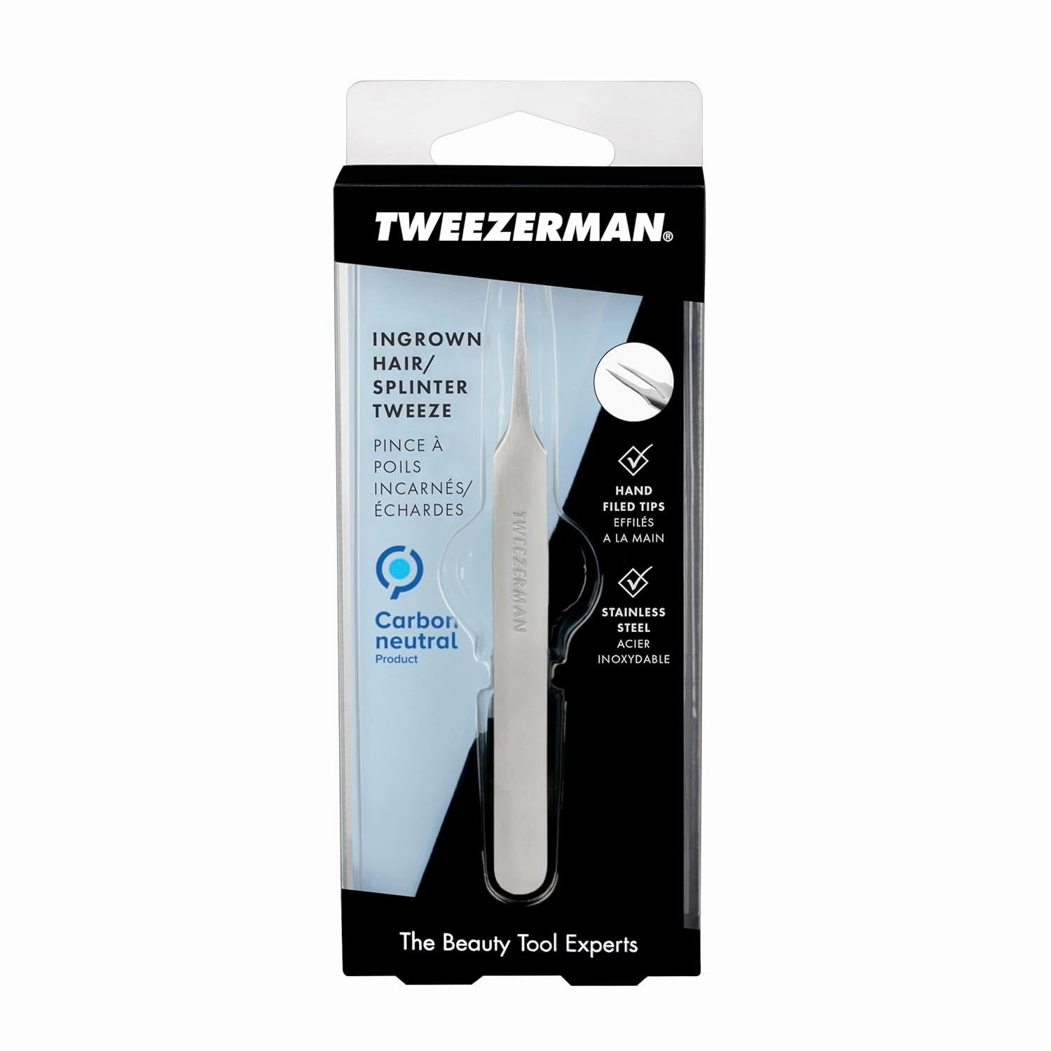 Stainless Steel Ingrown Hair Splintertweeze for Women and Men