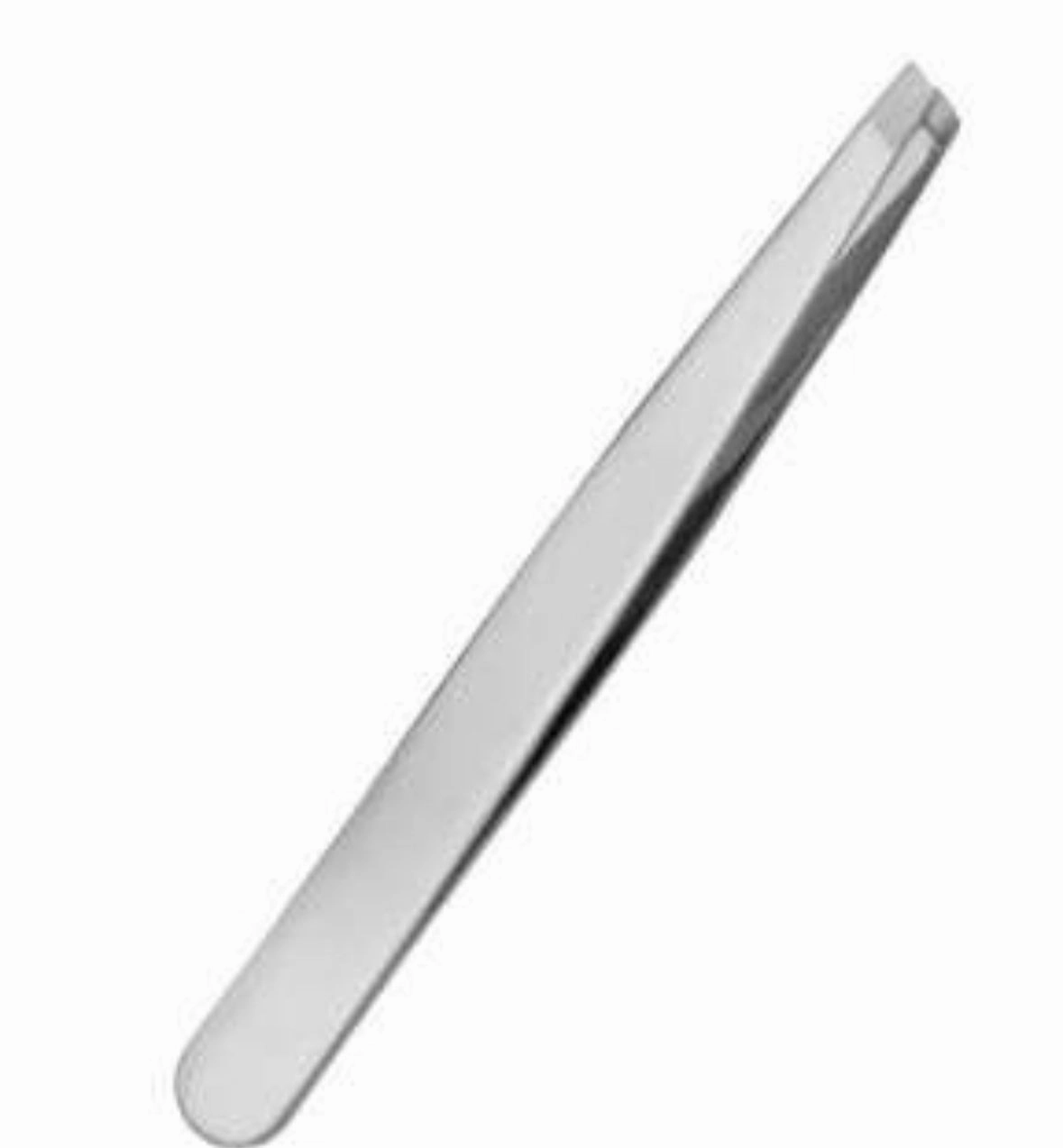Stainless Steel Slanted Eyebrow Tweezer