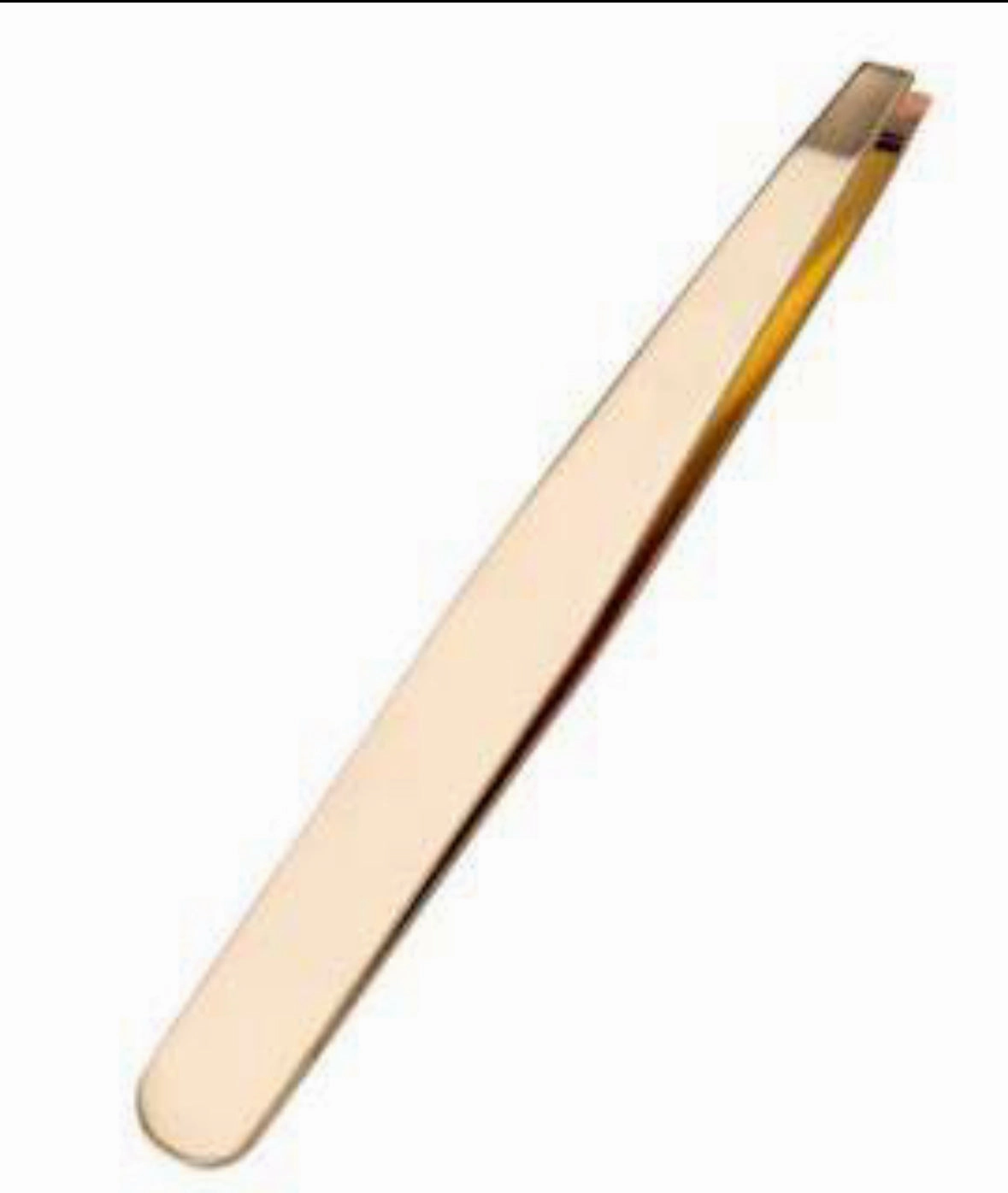 Stainless Steel Slanted Eyebrow Tweezer