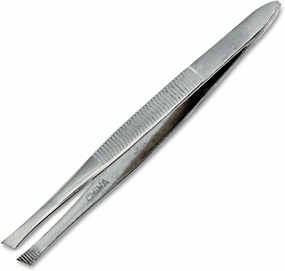 Stainless Steel Tweezer, 3", One Pair [Set of 2]