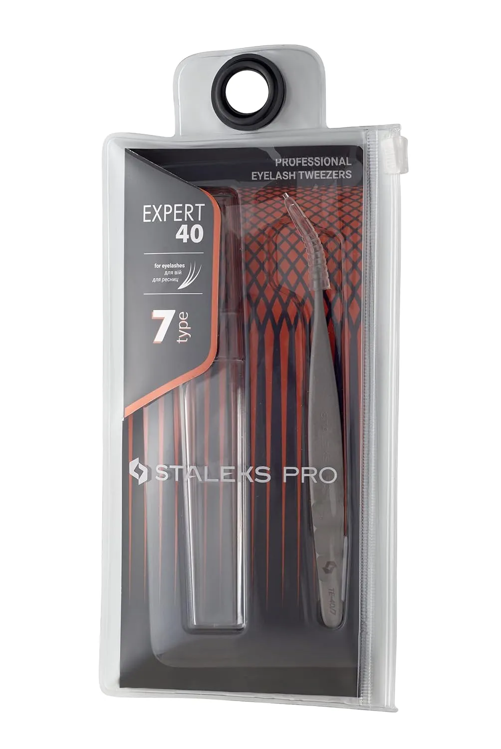 STALEKS PRO Eyelashe Tweezer (TE-407)