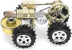 Stirling Engine Model 6.2x4.5x3.5in Mini External Combustion Stirling Engine Motor Model Physics Science Experiment Gifts