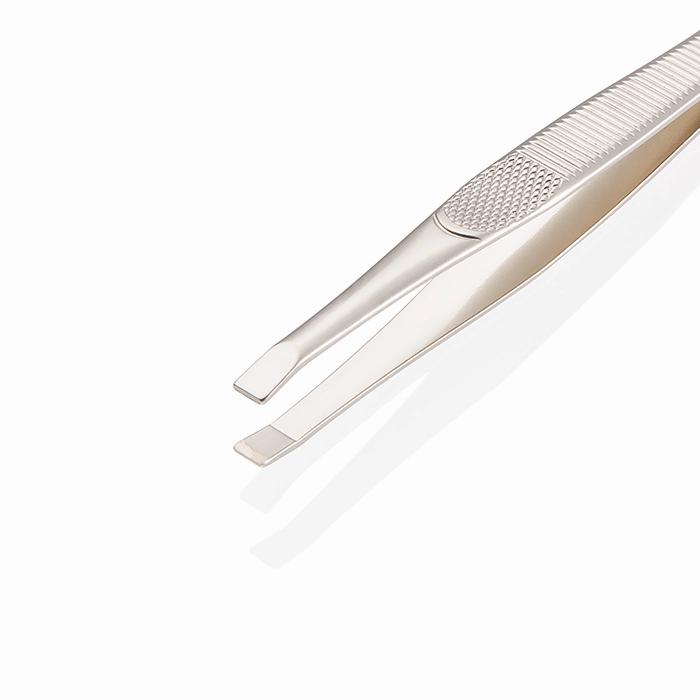 Straight Blades Tweezer - N-408 (Stainless Steel)