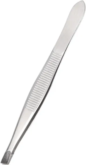 TEMKIN Eyebrow Tweezers Stainless Steel Eyebrow Tweezers Eyebrow Face Hair Removal Clip Pinset Eyelash Tweezers Extension Makeup Tools (Color : Silver) Tweezers