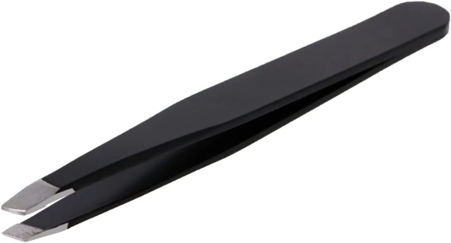 TEMKIN Tweezers Professional Eyebrow Tweezer Slant Tip Hair Removal Stainless Steel Makeup Tools Tweezers