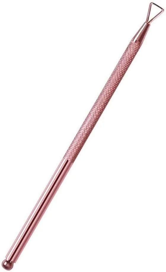 Travel Mini Nail Set Rose Gold Nail Cuticle Pusher r Clipper Scissor Nipper Tweezer Picker Stainless Steel Manicure Nail Art Tools Kit Portable Travel Beauty kit (Gel Polish r2 Free)