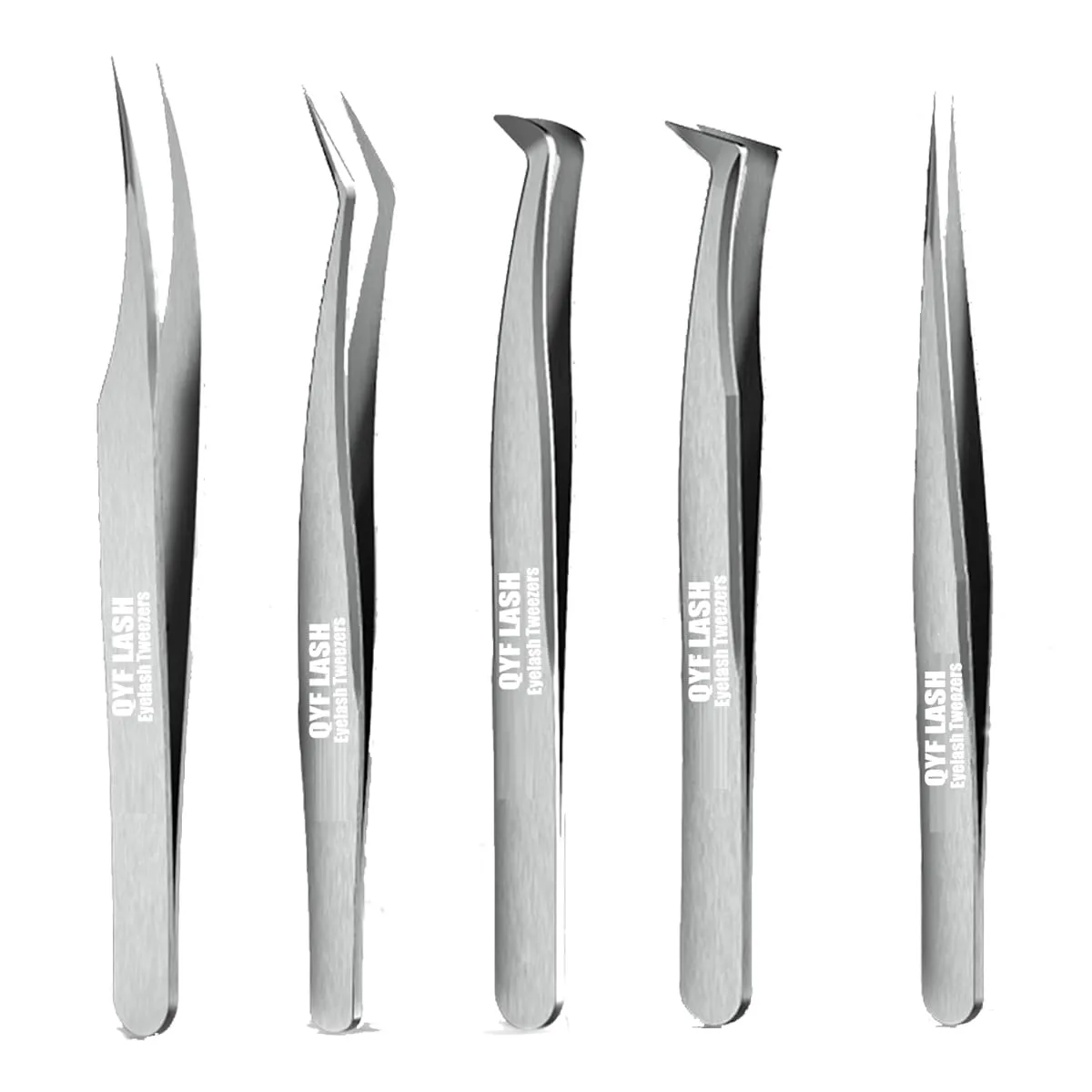 TW-2 Eyelash Extension Tweezers/Precision Tool for False Lashes/Supplies for Volume Extensions & Premade FansApplication/Curved Tweezer Tip/Beauty Accessories/Eyelashes Tools