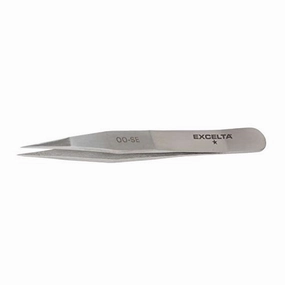 Tweezer - Straight Strong - One Star 4.5" Carbon Steel