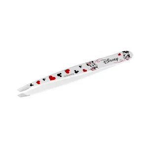 Tweezerman Disney's Mickey Mouse & Minnie Mouse Forever in Love Slant Tweezer - Eyebrow Tweezers for Women and Men