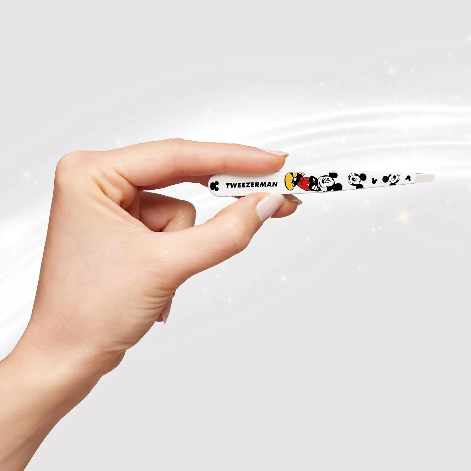 Tweezerman Disney's Mickey Mouse & Minnie Mouse Just Imagine Slant Tweezer - Eyebrow Tweezers for Women and Men