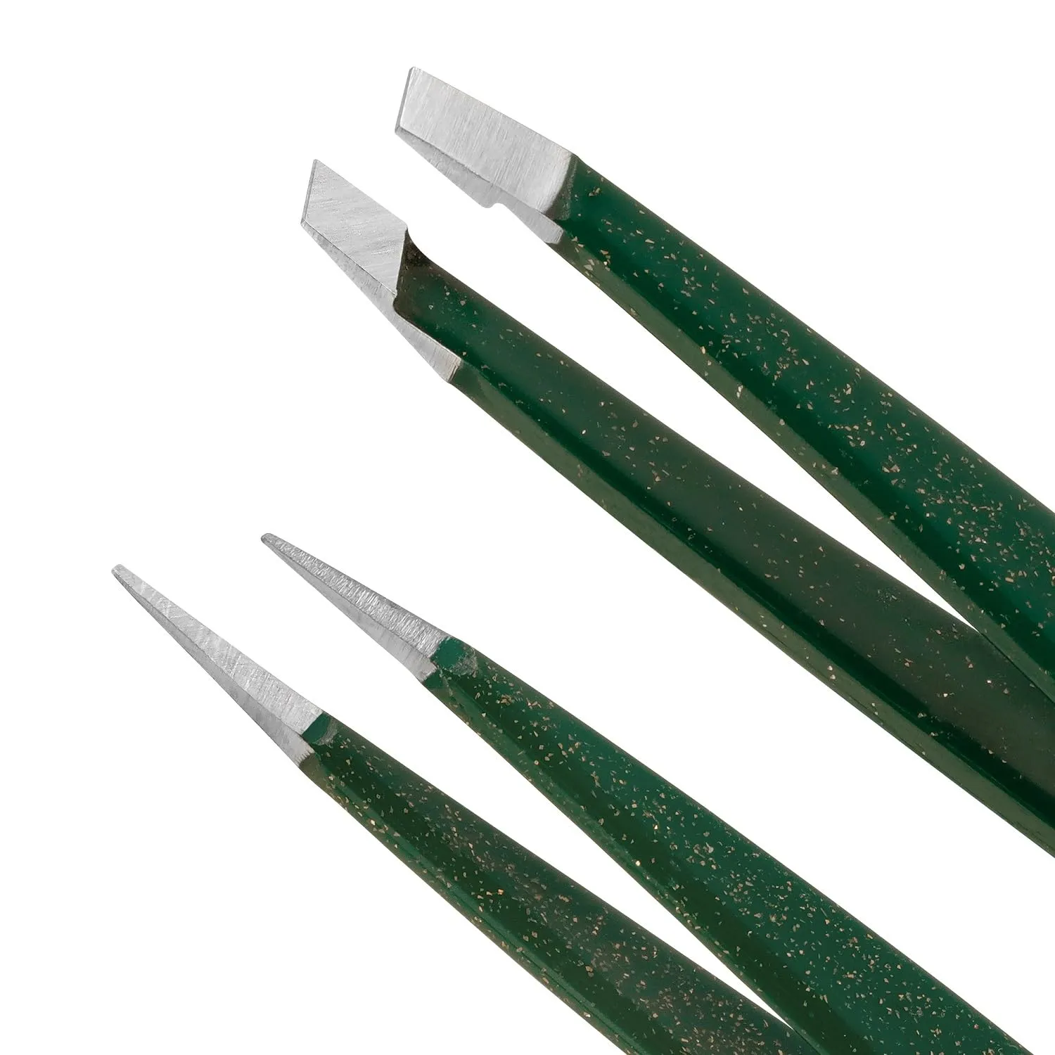 Tweezerman Enchanted Garden Mini Tweezer Set - Eyebrow Tweezers for Women and Men
