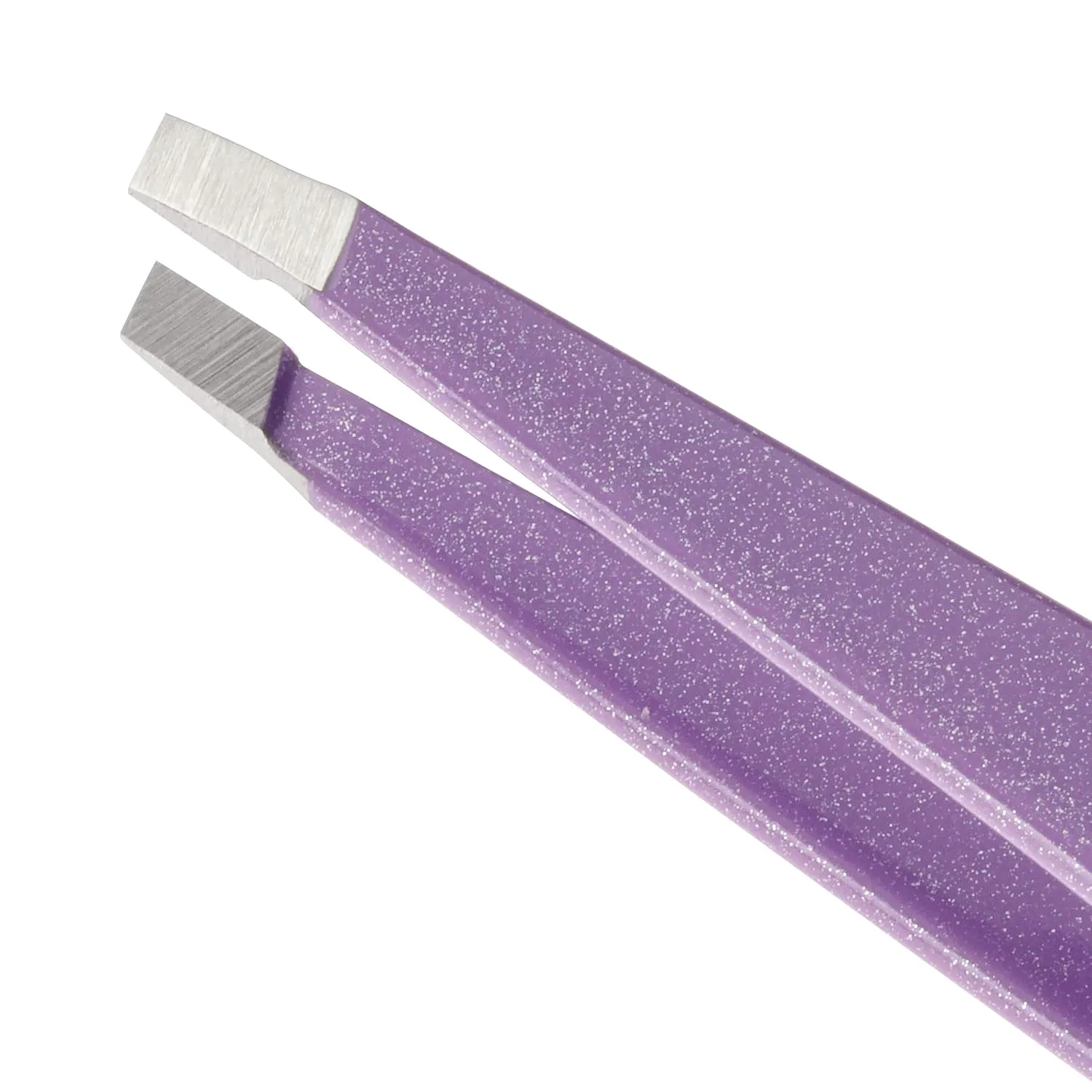 Tweezerman Exclusive Lavender Ice Slant Tweezer - Hair Removal Tweezers, Stainless Steel