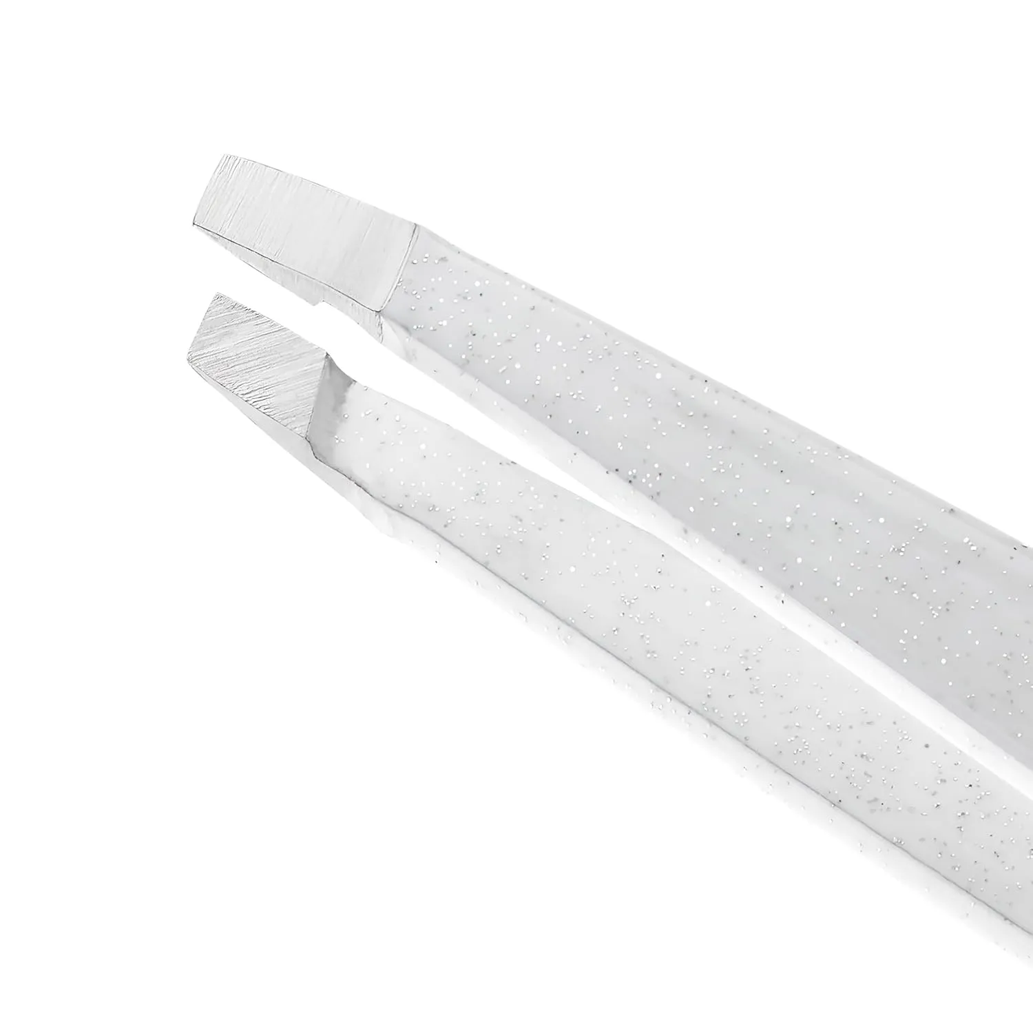 Tweezerman Exclusive Moon Dust Slant Tweezer - Hair Removal Tweezers, Stainless Steel
