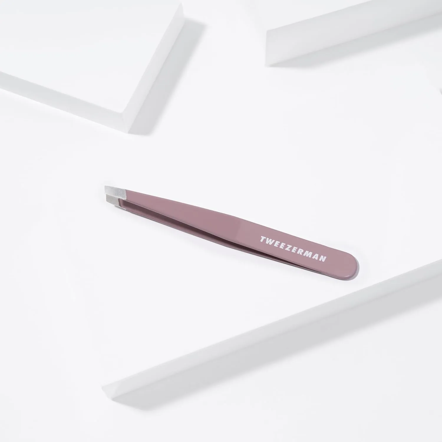 Tweezerman Exclusive Purple Wisteria Slant Tweezer - Hair Removal Tweezers, Stainless Steel