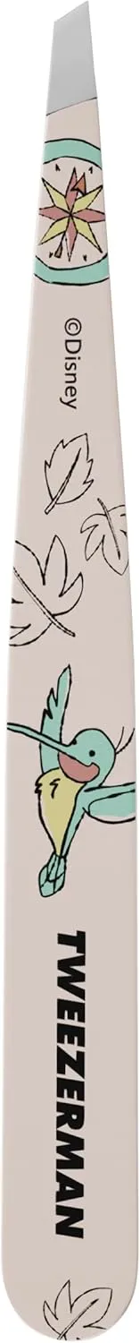 Tweezerman Pocahontas Slant Tweezer - Eyebrow Tweezers for Women and Men