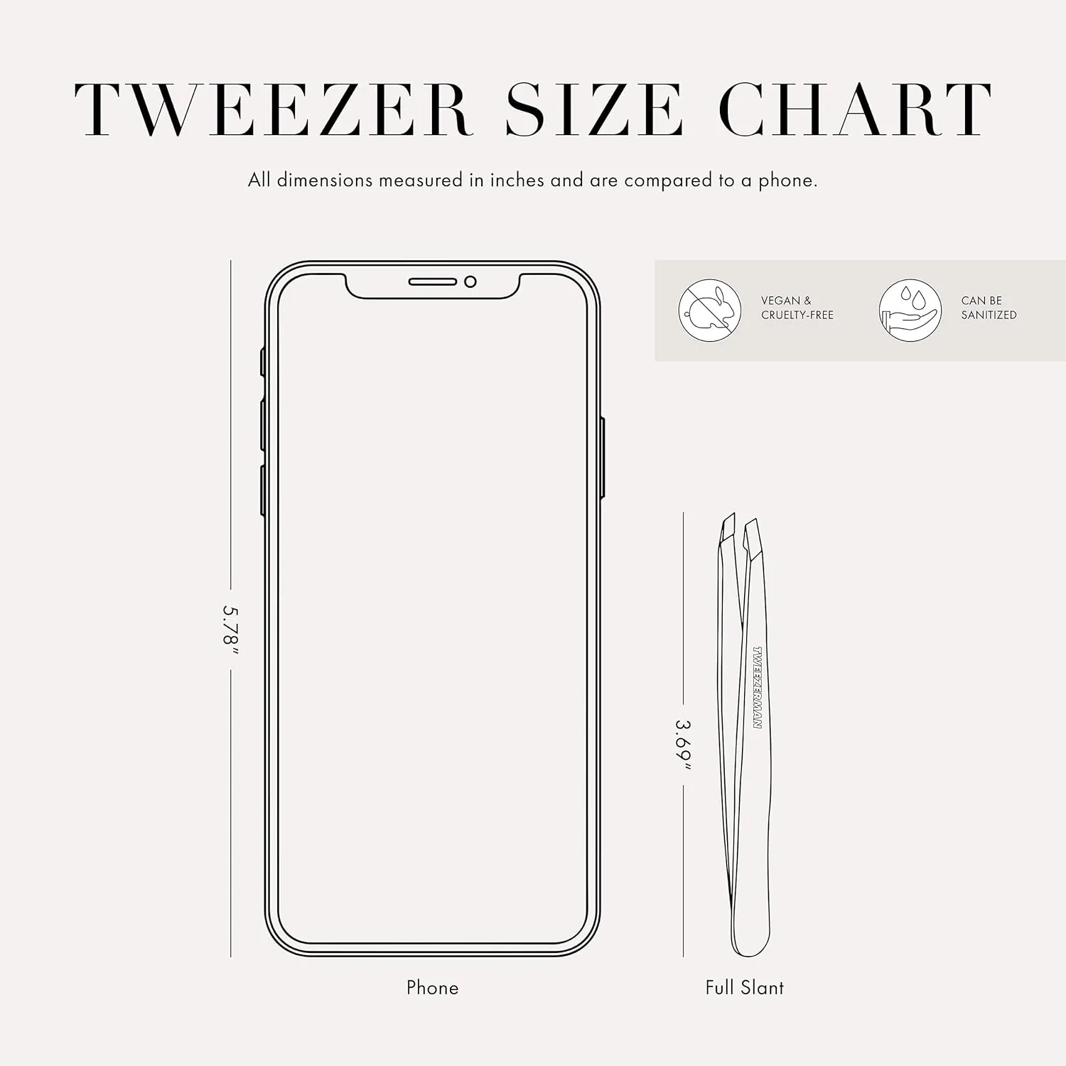 Tweezerman Point Tweezer - Model No. 24-BR, Midnight Sky, 1 Count