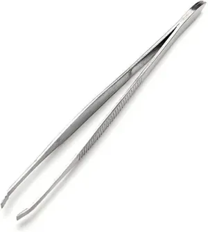 Tweezers for Eyebrows Stainless Steel Precision Tweezers Set with Clip for Hair Removal