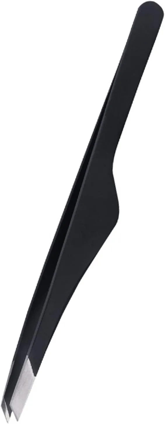 Tweezers Professional Stainless Steel Slant Tip Hair Removal Eyebrow Tweezers Makeup Useful Hand Tool Precision Tweezers Set