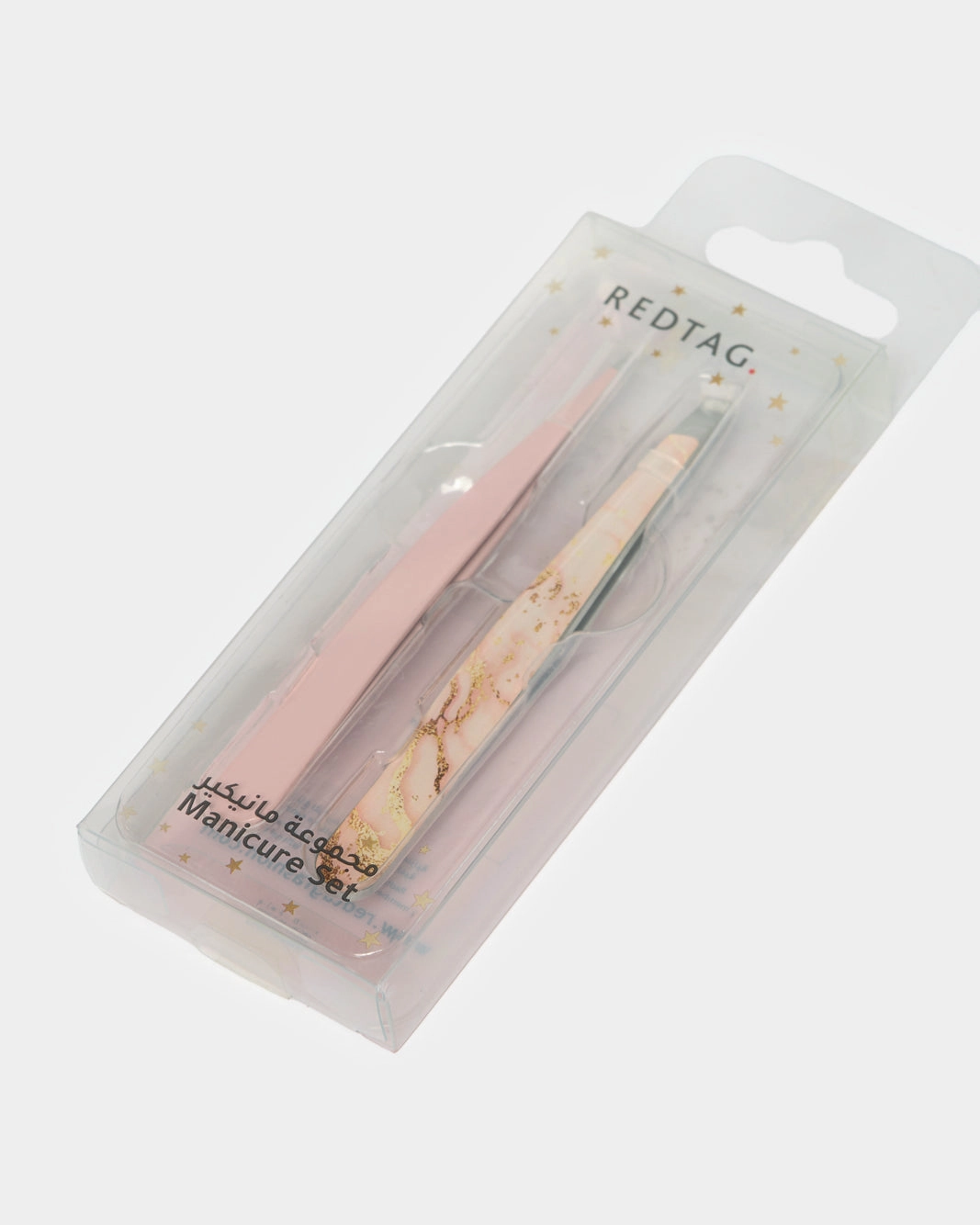 Women Pink Eyebrows Tweezer Set (Pack of 2)