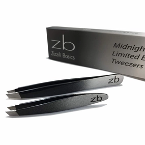Zizzili Basics Tweezer Set - Limited Edition Ombre - Classic   Mini Slant - Best Tweezers for Eyebrow, Facial Hair Removal and your Precision Needs