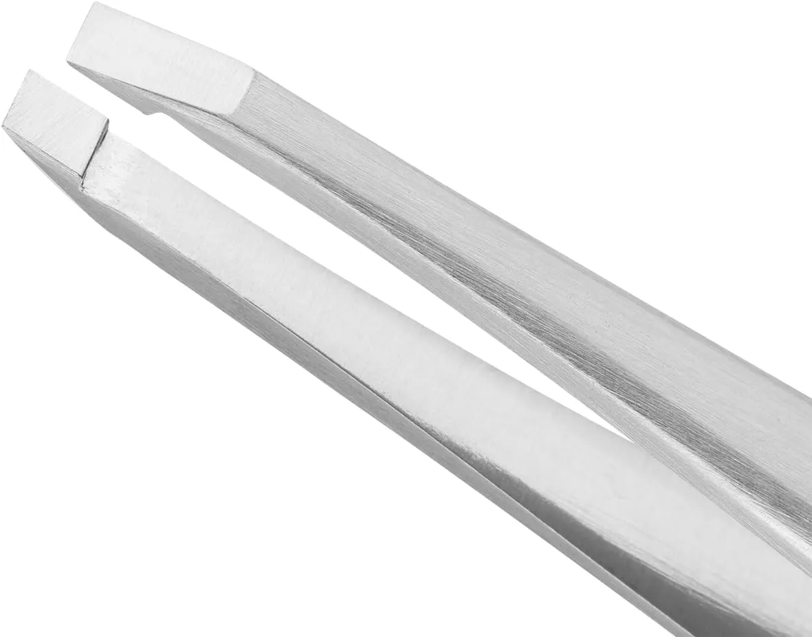 ZWILLING Beauty TWINOX Straight Tip Tweezers, Straight Tip for Precise Hair Plucking, Durable Stainless-Steel Tweezers, Premium Facial Care, Silver