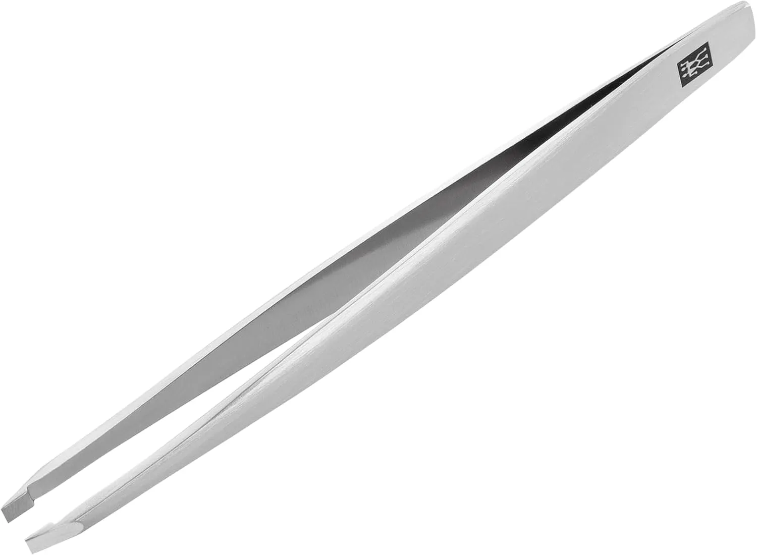 ZWILLING Beauty TWINOX Straight Tip Tweezers, Straight Tip for Precise Hair Plucking, Durable Stainless-Steel Tweezers, Premium Facial Care, Silver